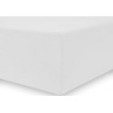 DecoKing Amber fitted sheet, white, 160x200 cm, with elastic