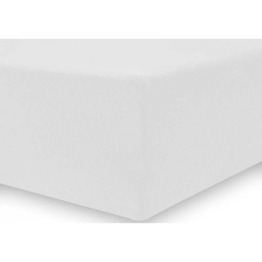 DecoKing Amber fitted sheet, white, 160x200 cm, with elastic – 5
