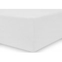 DecoKing Amber fitted sheet, white, 160x200 cm, with elastic