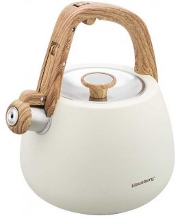 Virdulys STALOWY NA GAZ 2.5L INDUKCJA KLAUSBERG KB-7775 KREMOWY MATOWY