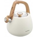 Kettle STALOWY NA GAZ 2.5L INDUCTION KLAUSBERG KB-7775 KREMOWY MATOWY Kettle STALOWY NA GAZ 2.5L INDUCTION KLAUSBERG KB-7775 KREMOWY MATOWY