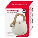 Virdulys STALOWY NA GAZ 2.5L INDUKCJA KLAUSBERG KB-7775 KREMOWY MATOWY Virdulys STALOWY NA GAZ 2.5L INDUKCJA KLAUSBERG KB-7775 KREMOWY MATOWY