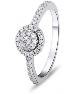 Brilio Silver Brilio Silver Beautiful silver ring with zircons RI029W