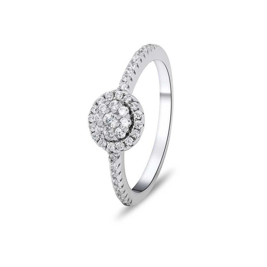 Brilio Silver Brilio Silver Beautiful silver ring with zircons RI029W