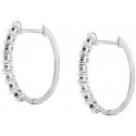 Morellato Silver oval earrings with cubic zirconia Tesori SAIW265 Morellato Silver oval earrings with cubic zirconia Tesori SAIW265