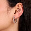 Morellato Silver oval earrings with cubic zirconia Tesori SAIW265 Morellato Silver oval earrings with cubic zirconia Tesori SAIW265