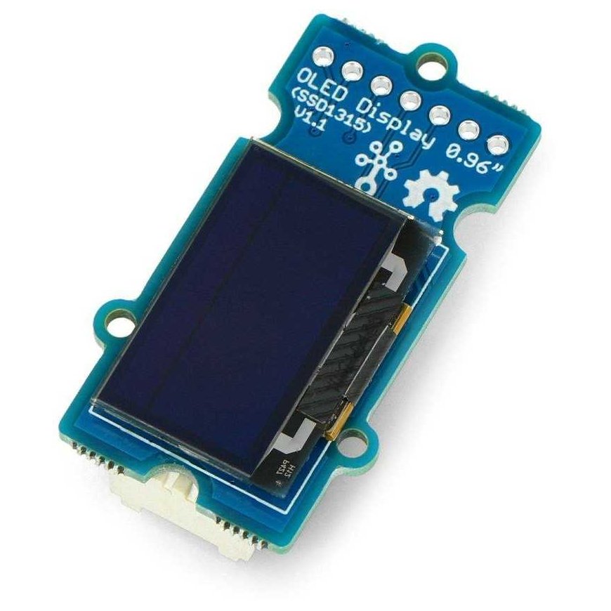 Seeed Studio Grove - 0.96” OLED (SSD1315) 128x64px SPI/I2C ekranas - Seeedstudio 104020249