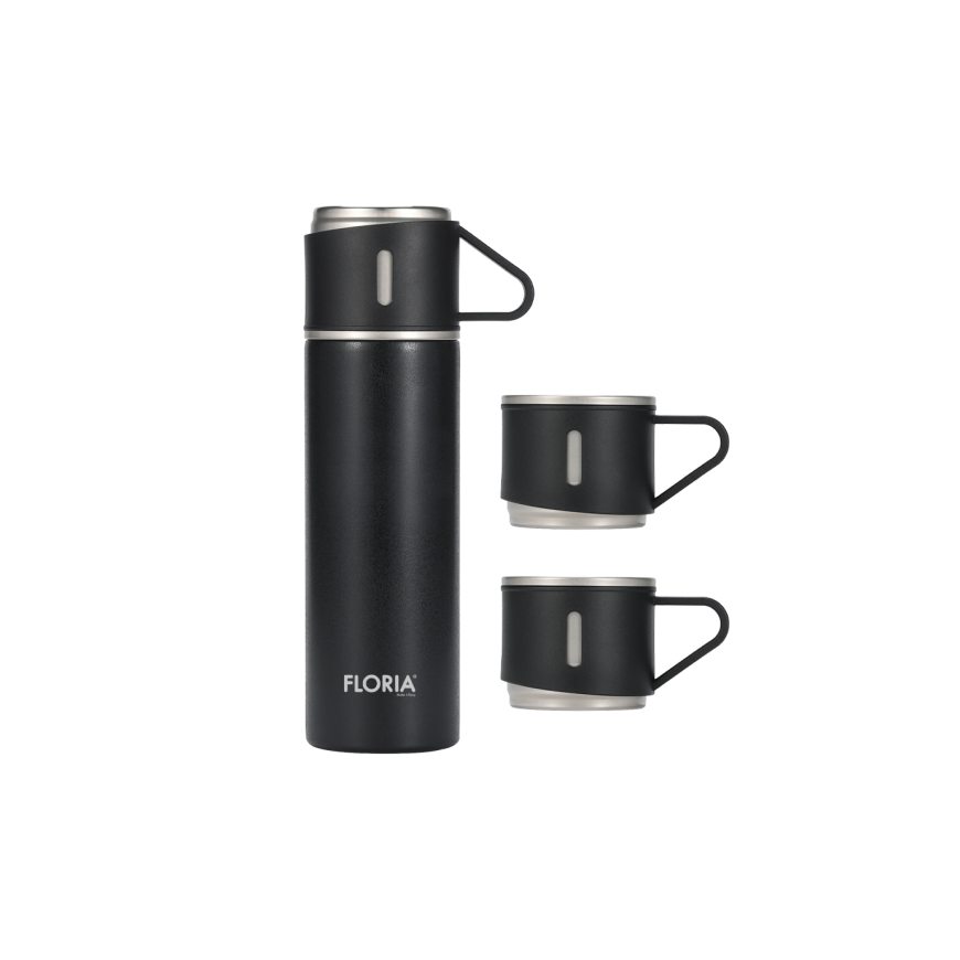 Floria ZLN0743 Thermos bottle with 2 cups 500ml