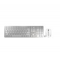 CHERRY DW 9100 SLIM klaviatūra Pelė įskaityta Universalus RD belaidis ryšys + „Bluetooth“ QWERTY Ang