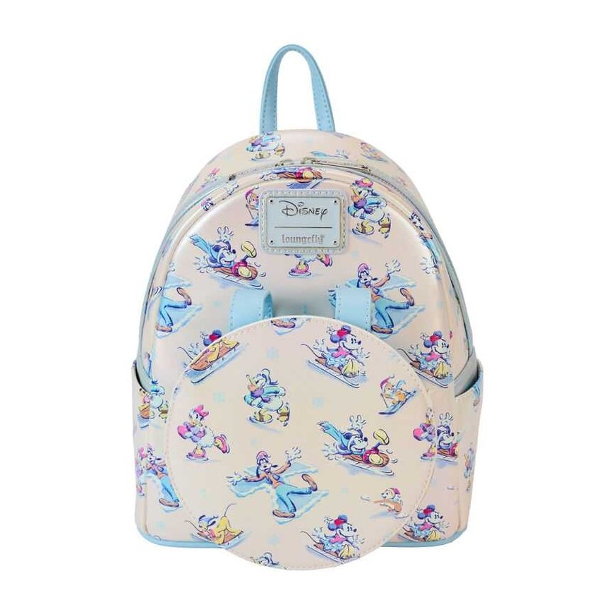 Loungefly Disney Mickey and Friends Winter Wonderland backpack + headband set 26cm – 4