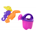 Lean Toys Sand set, bucket, shovel, rake, watering can, purple unicorn Lean Toys Sand set, bucket, shovel, rake, watering can, purple unicorn