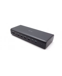 i-tec CA6MONITORDOCKPD knyginių kompiuterių dokas / jungčių replikatorius Vielinis USB 3.2 Gen 1 (3.1 Gen 1) Type-C Juoda