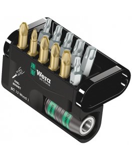 Wera Bit-Check 12 suktuvo antgalis 12 vnt