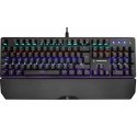 Rampage klawiatura mechaniczna KB-R86 UMBRA Blue Switch Czarna