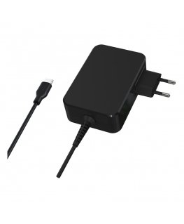 LC-Power LC-NB-GAN-90-C mobiililaitteen laturi Kannettava tietokone musta AC Sisätila
