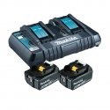 Makita 199484-8 elektroinstrumenta akumulators un lādētājs Akumulatoru un lādētāju komplekts Makita 199484-8 elektroinstrumenta akumulators un lādētājs Akumulatoru un lādētāju komplekts