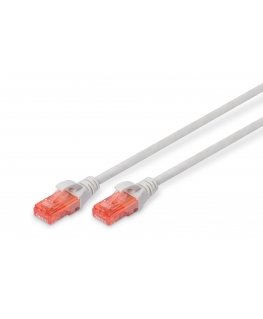 Digitus DK-1612-010 сетевой кабель Серый 1 m Cat6 U/UTP (UTP)