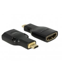 DeLOCK HDMI Micro-D/HDMI-A, M/F, 4K Micro-HDMI Must