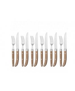 WMF 1280636046 söögiriistade komplekt 12 tk Pruun, Metallik