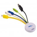 Akyga AK-AD-51 kabeļu spraudņu pāreja USB type A USB Type C Balts