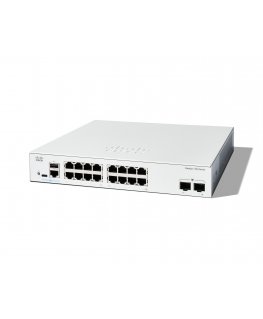 Cisco C1300-16T-2G võrgulüliti Juhitav L2/L3 Gigabit Ethernet (10/100/1000) Valge