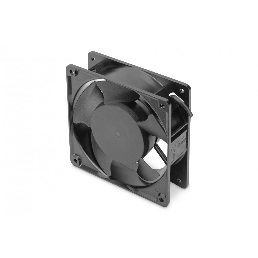 Digitus DN-19 FAN Datora dzesēšanas sistēma Datora korpusam Ventilators Melns