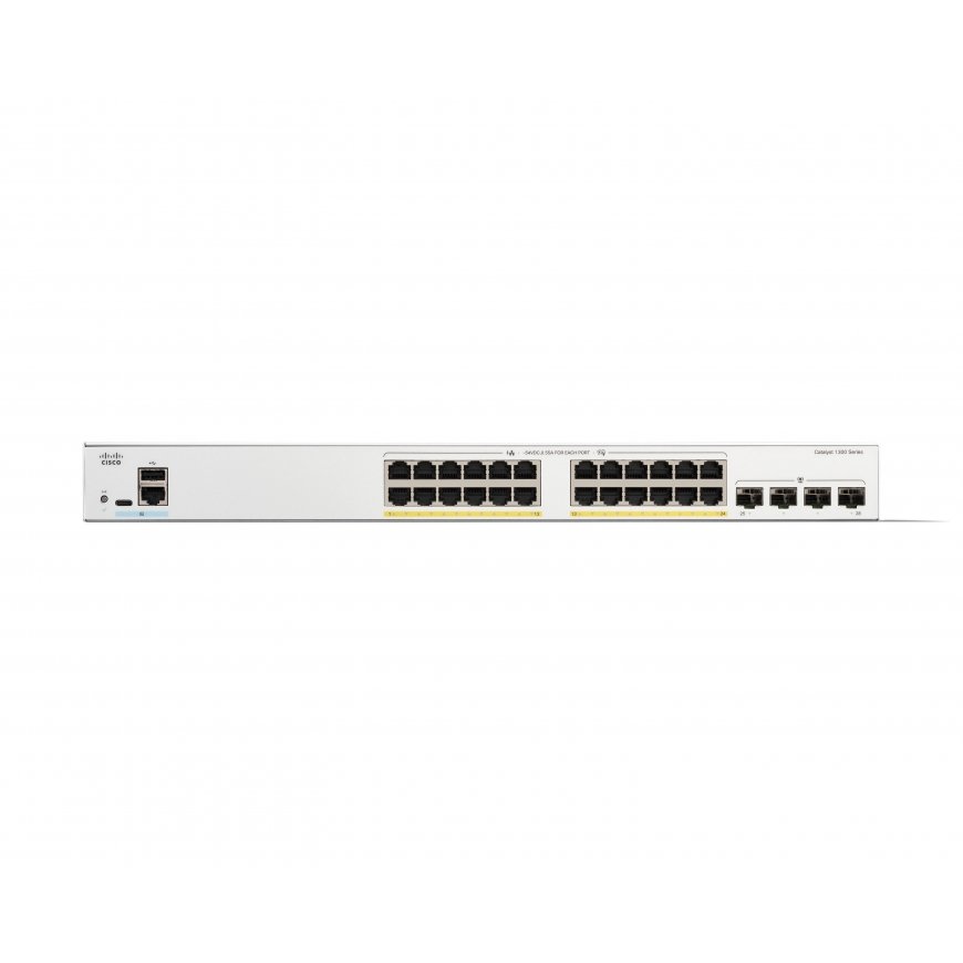 Cisco Catalyst 1300-24P-4G Managed Switch, 24 Port GE, PoE, 4x1GE SFP, Limited Lifetime Protection ( – 2