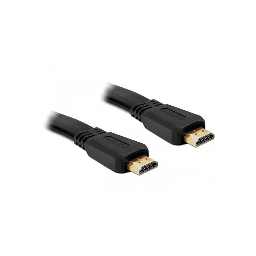 DeLOCK 82672 HDMI kabelis 5 m HDMI Type A (Standard) Melns