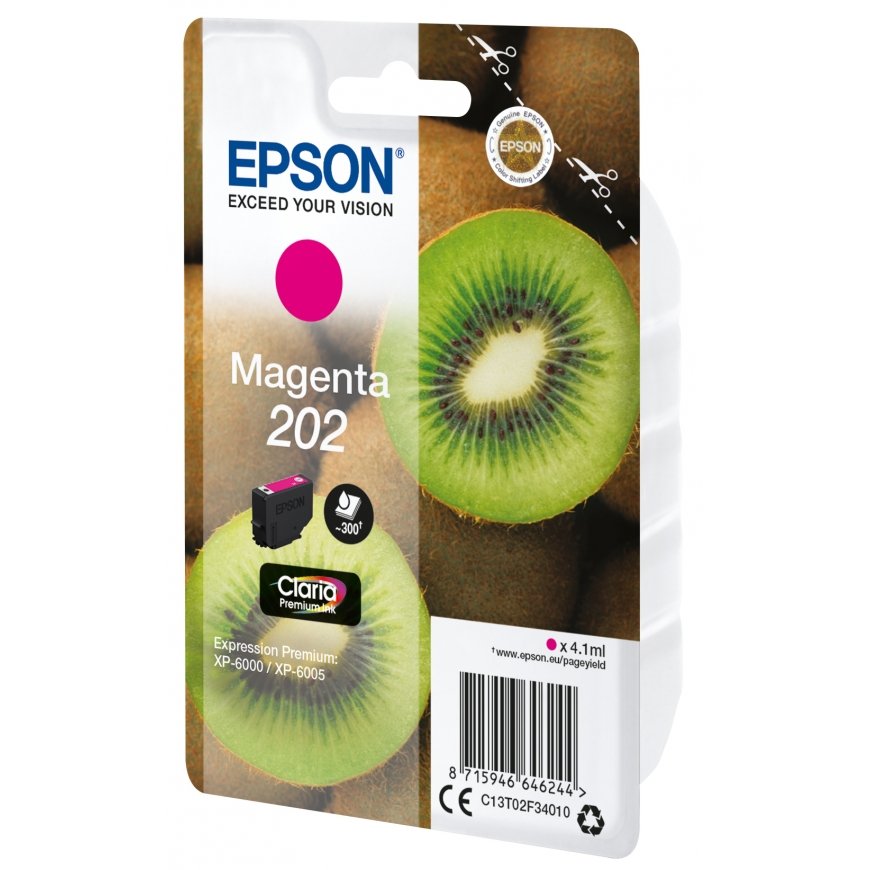Epson Kiwi 202 струйный картридж 1 шт Подлинный Стандартная Пурпурный – 2