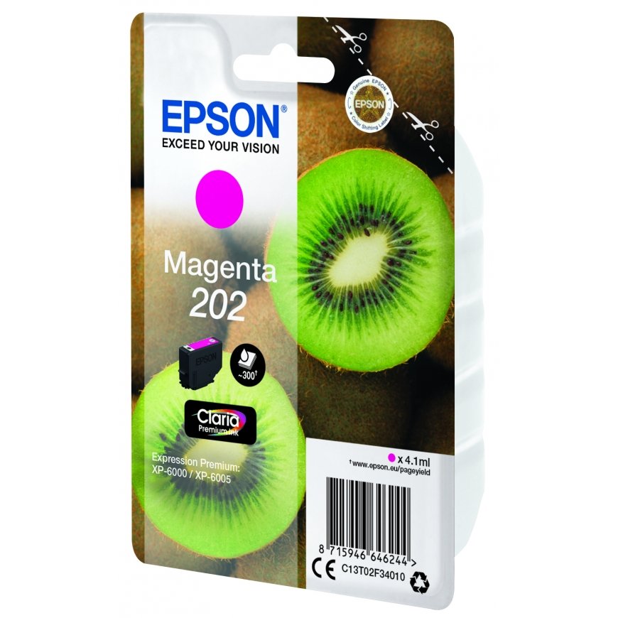 Epson Kiwi 202 струйный картридж 1 шт Подлинный Стандартная Пурпурный – 3