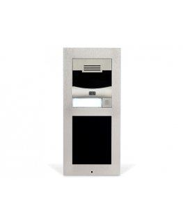 Axis 01975-001 video intercom system Black, Stainless steel