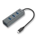 i-tec Metal C31HUBMETAL403 interfeisa centrmezgls USB 3.2 Gen 1 (3.1 Gen 1) Type-C 5000 Mbit/s Pelēk i-tec Metal C31HUBMETAL403 interfeisa centrmezgls USB 3.2 Gen 1 (3.1 Gen 1) Type-C 5000 Mbit/s Pelēk