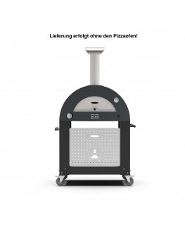 Alfa Forni Base für 2 Pizze Unterbau Schwarz