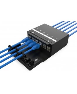Digitus DN-93708-6 tinklo jungiamoji dėžutė Juoda