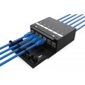 Digitus Consolidation point box, 6-port Keystone modules with intelligent cable manager