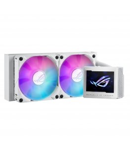 ASUS ROG RYUJIN III 240 ARGB White Edition Suoritin All-in-one-nesteenjäähdytin 12 cm Valkoinen 1 kpl