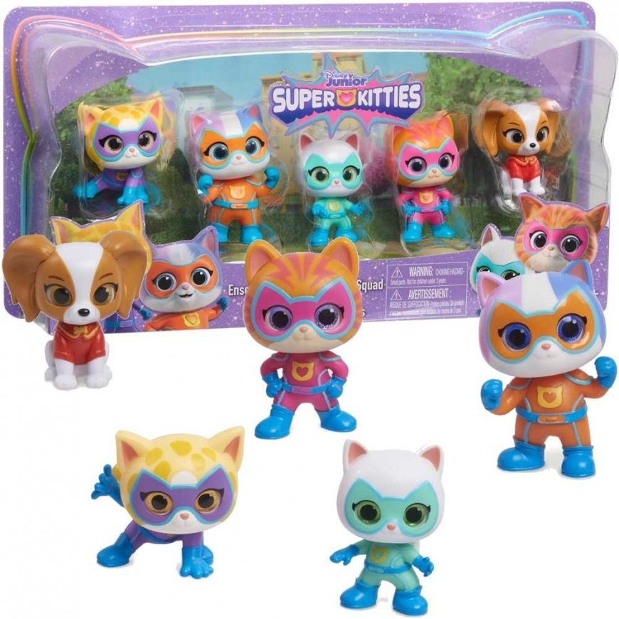 justplay Disney Junior Superkoty Super Kitties 5 hahmon setti Team Kitties – 3