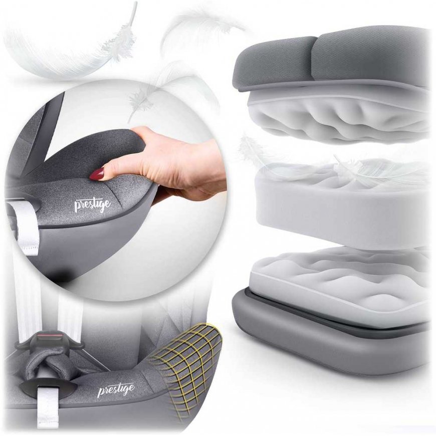 Car seat Nukido Prestige Line gray 0-36 kg ISOFIX – 5
