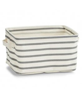 Storage basket STRIPES “M” - gray, ZELLER