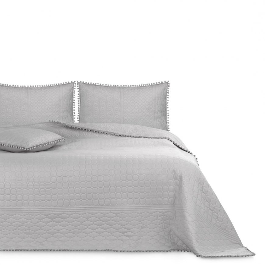 AmeliaHome Bedspread Silver 170x270 – 4