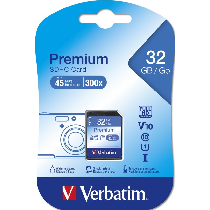 Verbatim Premium 32 GB SDHC Class 10 – 2