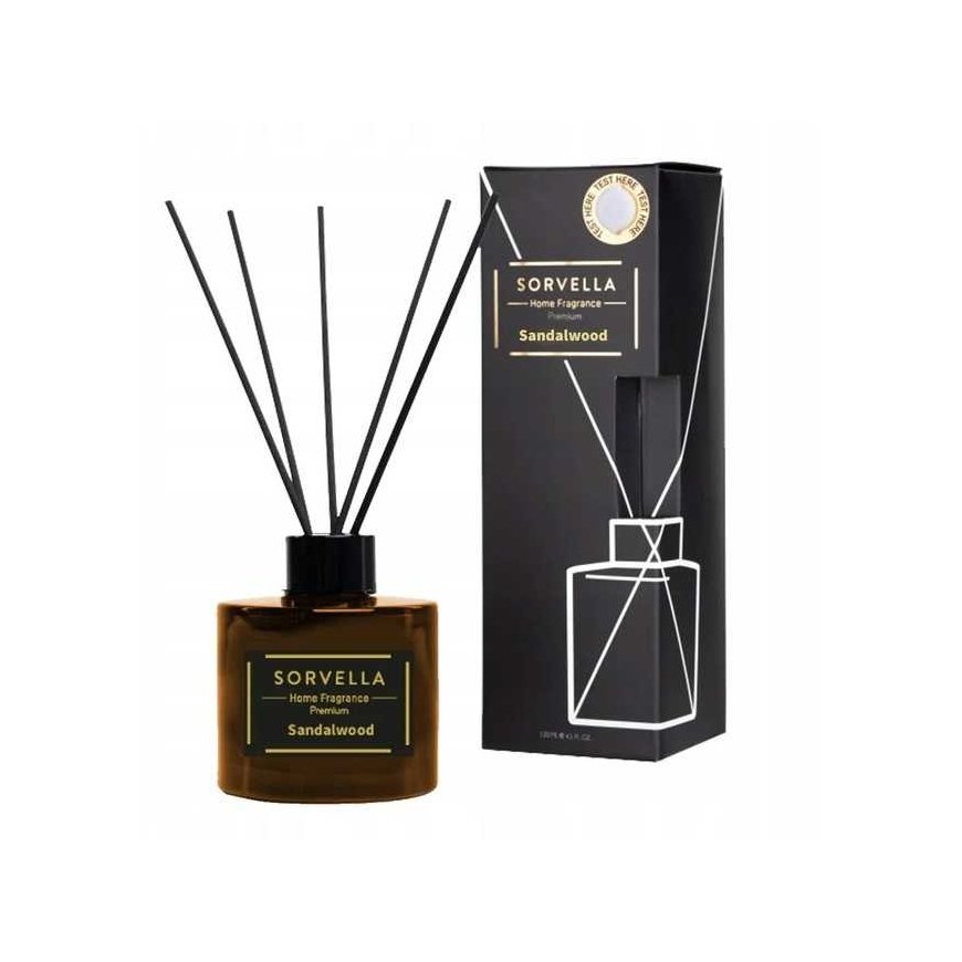 Sorvella hajuvesi SORVELLA PREMIUM SANDALWOOD huoneraikastaja, 120 ml – 2