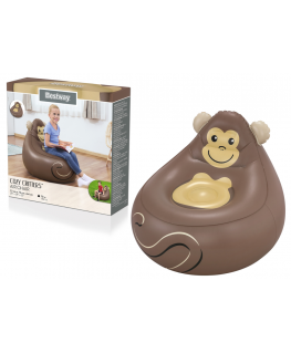 Inflatable armchair Bestway Monkey, 72 x 72 x 64 cm