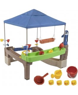 Step2 Pump & Splash Shady Oasis Water Play Center with Pump and Splash Canopy