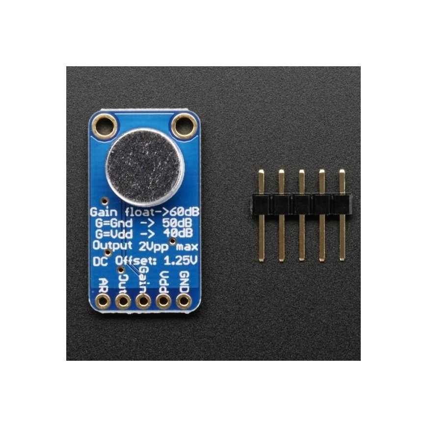 MAX9814 Mikrofonimoduuli vahvistimella - Adafruit
