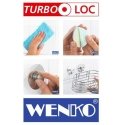 QUADRO-hammasharjan kuppi Turbo-Loc-kahvalla, WENKO QUADRO-hammasharjan kuppi Turbo-Loc-kahvalla, WENKO