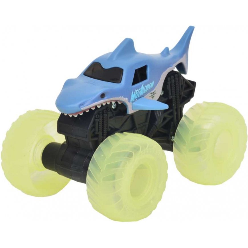 Monster Jam Transporto priemonė su apšviestais ratais 1:43 Megalodon – 3