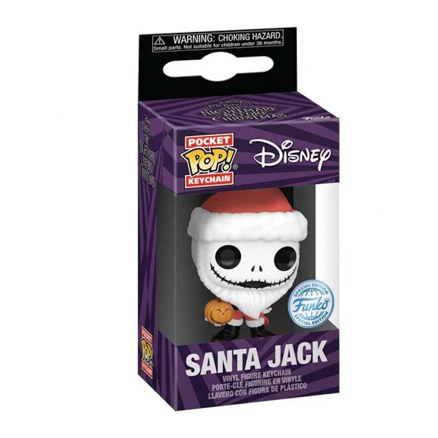 Funko Pocket POP Keychain Disney Nightmare Before Christmas Santa Jack Exclusive – 2