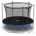 Neo-Sport Garden -trampoliini sisäverkolla ja tikkailla, 183 cm Neo-Sport Garden -trampoliini sisäverkolla ja tikkailla, 183 cm