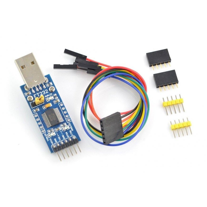 Keitiklis USB-UART FTDI FT232RL, USB kištukas, Waveshare 6170 – 3